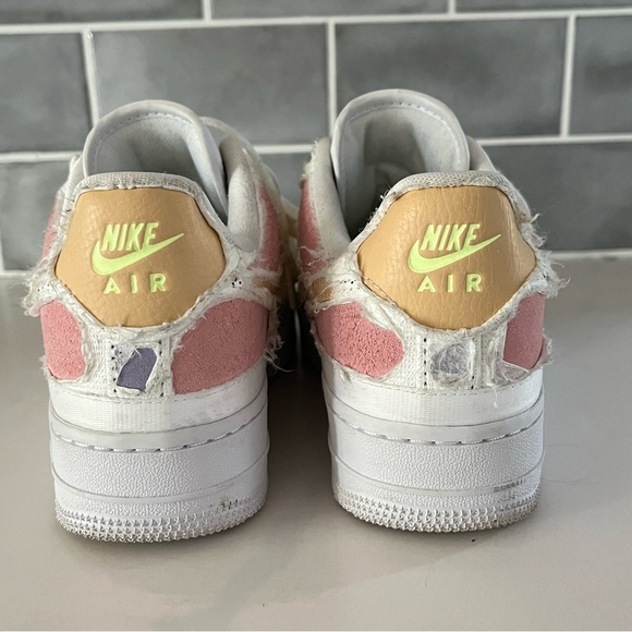 Nike Air Force 1 '07 PRM Arctic Punch Pastel Tear Off Women's Size 5 Platform - Picture 4 of 9